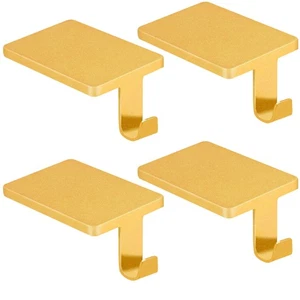 4 Piezas Soportes de Medias de Metal Dorado Navidad, Antideslizante Resistente Colgador de Manto... - Imagen 1 de 6