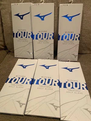 NEW Mizuno 6 Pack  Tour 19 Golf Glove Men's Left Hand  M  6 Pk BIN $75 - Image 1 of 3