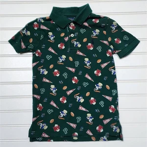 Polo Ralph Lauren Football Polo Bear Youth Cotton Polo Shirt - Picture 1 of 4