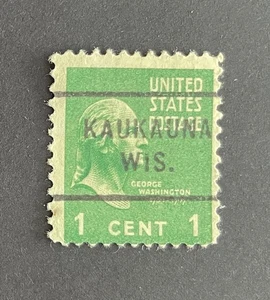 Kaukauna, Wisconsin Tipo 712 Precancelado - 1 centavo Prexie - EE. UU. #804 - WI - Imagen 1 de 1