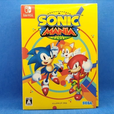 Nintendo Switch Sonic Mania Plus w/Soundtrack CD Art Book Japan Import - Image 1 of 3