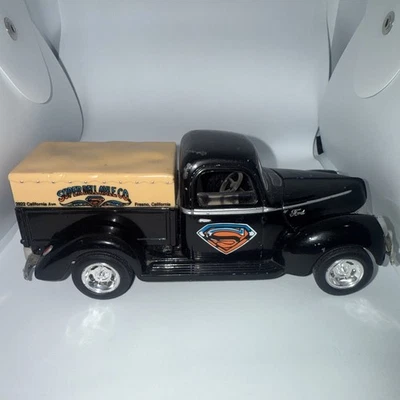Liberty 1940 Ford Pickup Super Bell Axle CO Diecast 1:25 Coin Bank Black - Image 1 of 4