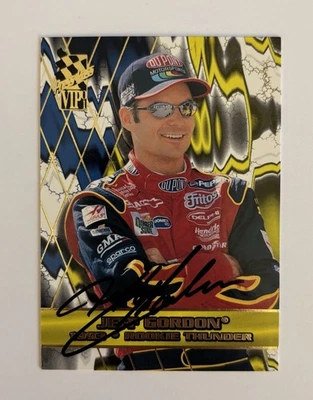 Jeff Gordon Press Pass Hand Signed Autographed Cards - Lot Of 3! - Image 1 of 4