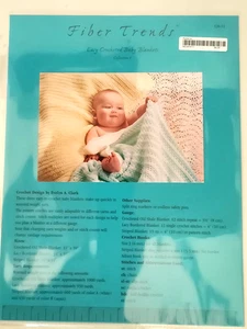 CH-31 Easy Crocheted Baby Blankets Collection 1 - Picture 1 of 2