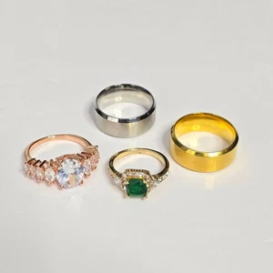 Four Assorted Rings - Picture 1 of 3