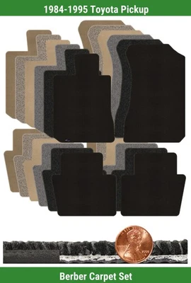 Juego de alfombrillas bereber personalizadas Lloyd para camioneta Toyota 1984-1995 (4 piezas) #10JS Foto 1 de 4