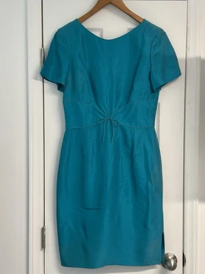 Vestido de seda elegante vintage - Imagem 1 de 4