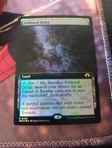 MTG Misprint Crimp Error Polluted Delta MH3 FOIL. Bottom Crimp - Picture 1 of 3