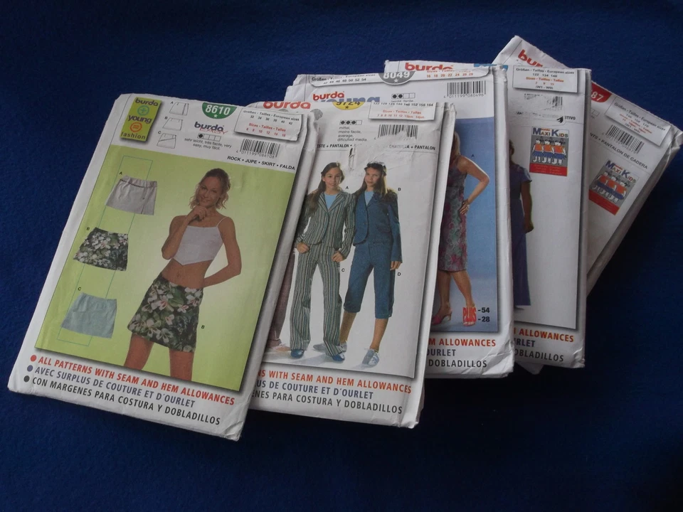 Burda Patterns ~ All Patterns are Size 8-20 * ~ * ~ * ~ * ~ * ~ * Listing 9687 - Image 1 of 1