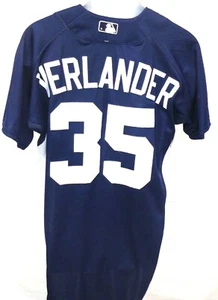 Camiseta deportiva de béisbol Verlander de los Detroit Tigers azul marino - Imagen 1 de 2