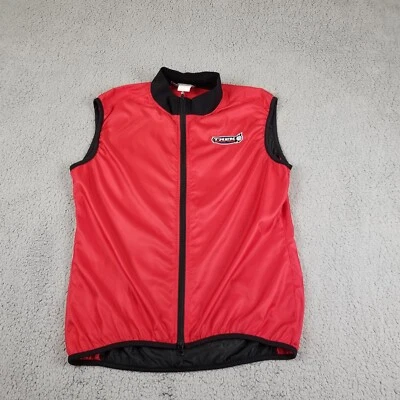 Trek Racing Team Cycling Vest Men's Large Red Mesh Back Vintage - Image 1 of 4