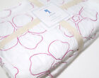 Pottery Barn Kids Pink Embroidered Flower Pattern Cassidy Twin Quilt New