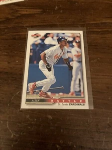 1996 Score #443 Allen Battle St. Louis Cardinals - Picture 1 of 2