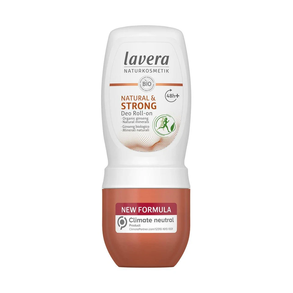 💚 Lavera Natural & Strong Deo Roll On 50ml - Image 1 of 1