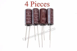 4 pcs Capacitor Nippon 2200uF 10v 105C 10x25mm. Radial. US Seller - Picture 1 of 1