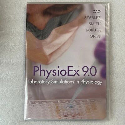PhysioEx 9.0: Laboratory Simulations in Physiology (CD-ROM, 2011) NEW SEALED - Image 1 of 2