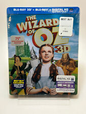 THE WIZARD OF OZ 3D 1939 US BESTBUY EXCLUSIVE BLU-RAY METALPAK STEELBOOK SEALED