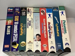 Elvis Presley VHS Movie Lot Of 9! - Picture 1 of 11