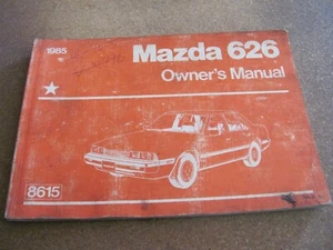 Mazda 626 1985 manual del propietario - Imagen 1 de 12