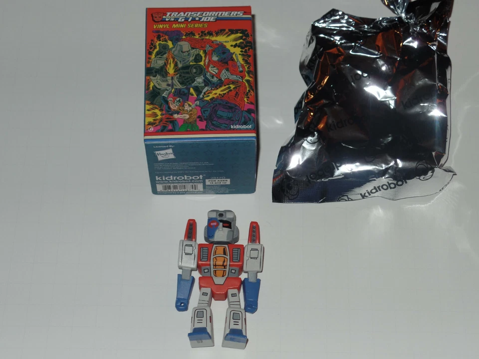 Kidrobot Transformers Vs Gi Joe Starscream 3" Vinyl Mini Figure Hasbro 2/24 - Image 1 of 3