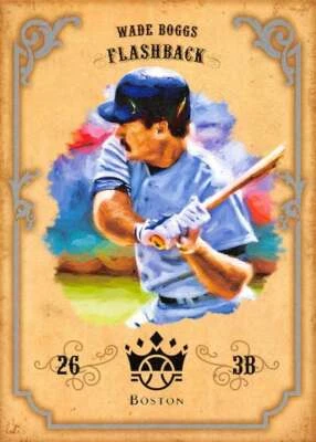 2019 Panini Diamond Kings DK Flashbacks #DKF-WB Wade Boggs Boston Red Sox - Image 1 of 4