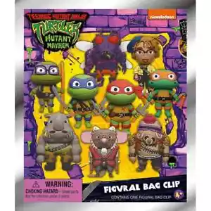 Mutant Mayhem (TMNT) 3D Espuma Coleccionable Bolso Figurativo Clip - Nuevo Sellado - Imagen 1 de 3
