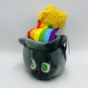 Caja de corteza M-L St Pup's Pot O'Gold peluche perro juguete arrugado chirrido San Patricio nuevo con etiquetas - Imagen 1 de 3