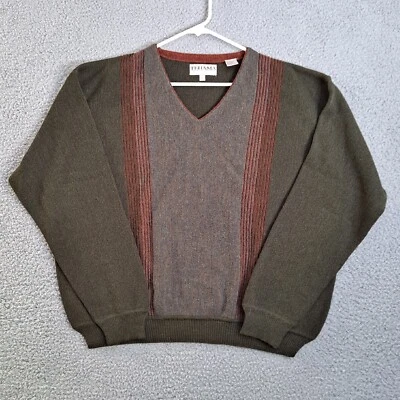 Suéter de golf de colección Tehama Clint para hombre grande multicolor mezcla de alpaca/lana cuello en V Foto 1 de 4