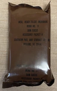 USGI, 1982, MRE, Menu No. 11 Ham Slices - Picture 1 of 8