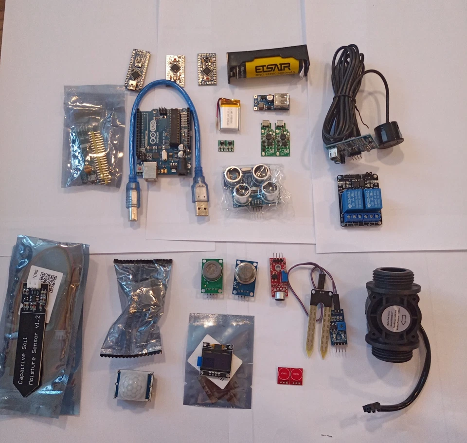 LOT of Arduino, STM32F103, Sensors, Display, Ultrasonic, PIR, Air Quality - Image 1 of 4