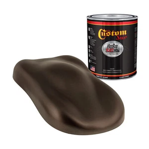 Hot Rod Flatz Mahogany Brown Metallic Urethane Auto Flat Car Paint, Quart Only - Picture 1 of 5