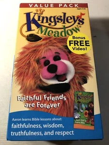 Kingsley’s Meadow 2-Pack VHS Children’s Faith Religion Sony Wonder - Picture 1 of 3