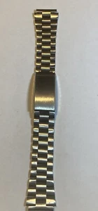 Correa de reloj vintage de acero inoxidable 100 % sin marca 18 mm/11/16 - Imagen 1 de 8
