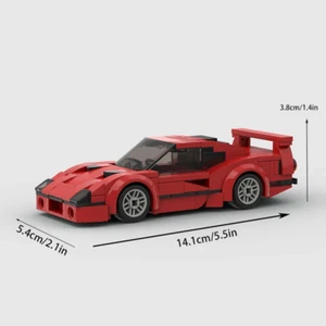 197 Pcs Moc Speed Champions Sports Racer Cars City Vehicle Building Blocks Creat - Picture 1 of 13