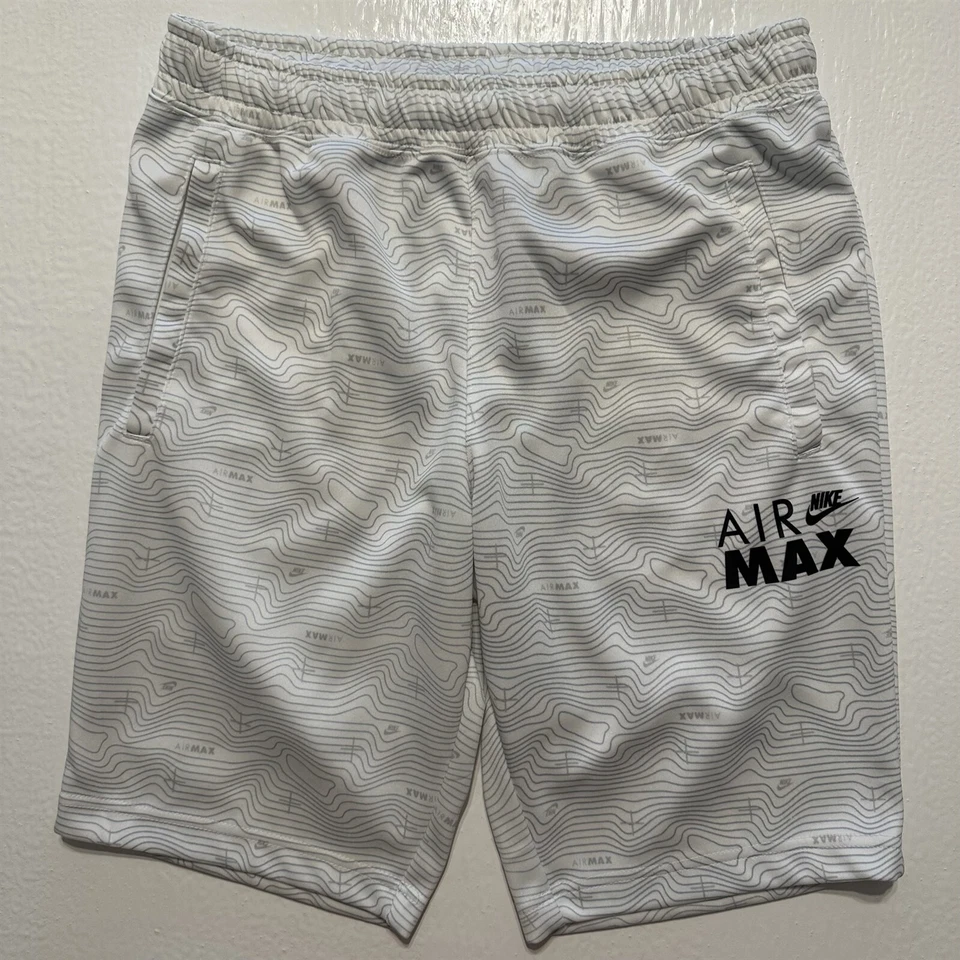 Pantalones Cortos Nike Talla M Air Max Blanco Mapa Topográfico Estampado Completo DO7243 -100 Foto 1 de 4