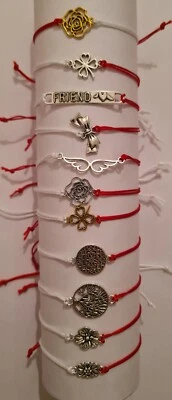 Bracelet Gift Martisor Martenitsa Martenica Martenitza UK Red & White - Image 1 of 4