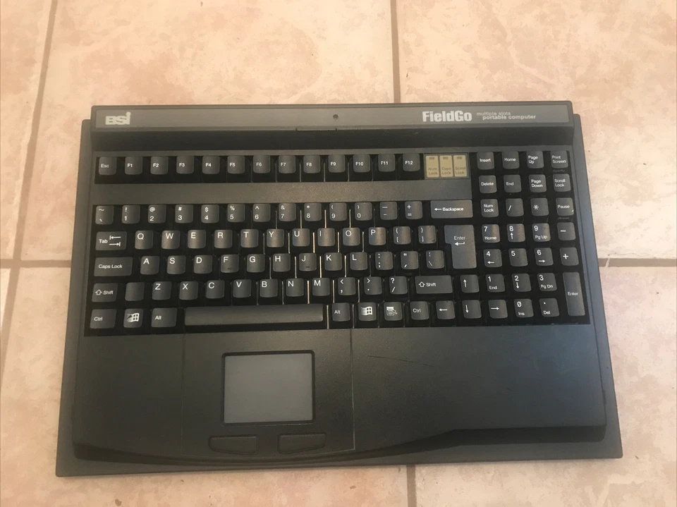 FieldGo Multiple Slots Portable Computer Mechanical Keyboard With Trackpad PS/2 - Image 1 of 4
