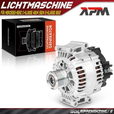 Alternatore Generatore 150A 12V Per Mercedes-Benz Classe C W204 S204 Classe E - Immagine 1 di 4