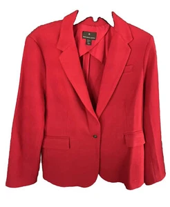 NEW Fenn Wright Manson Red Blazer Jacket XL - Picture 1 of 14