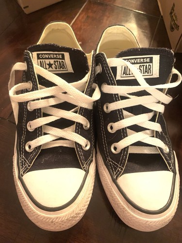 Converse Chuck Taylor All Star Low nere donna taglia 6 uomo taglia 4