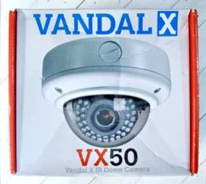 NEW - Vandal X Clinton Electronics CE VX50 IR Dome Camera - 600 TVLs - Picture 1 of 9