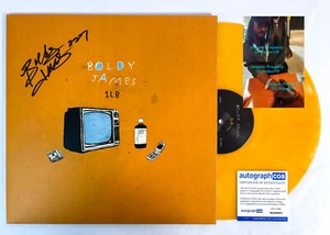Boldy James Signed 1LB One Lucky Bastard Album Orange Vinyl LP EXACT Proof ACOA - Picture 1 of 8