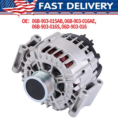 ALTERNATOR FOR AUDI 2002 2003 2004 2005-2013 2.0 1.8 CC EOS GTI JETTA GOLF CCTA Foto 1 de 4