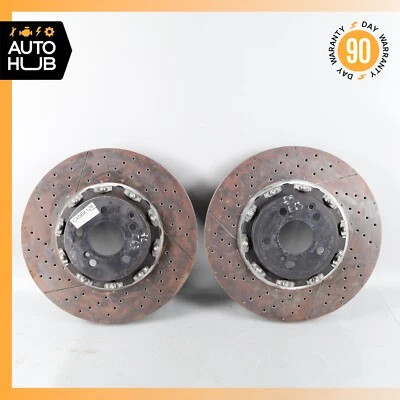 07-16 Mercedes W211 E63 CLS63 AMG Rotores de freno delanteros izquierdo y derecho Disco Brembo Foto 1 de 4