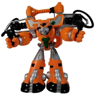 Экшн-фигурка Rescue Heroes Diver Bot 2004 Orange Bumperbot Robotz Hook Mattel  - Изображение 1 из 4
