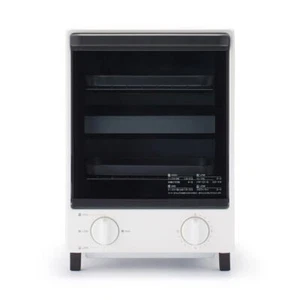 MUJI Oven Toaster 2stage Vertical MJ-OTL10B AC100V White with 2Trays From Japan - Picture 1 of 15