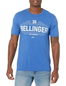 MLBPA Los Angeles Dodgers Cody Bellinger Bat Rack Tee Herren Vintage Tri-Blend... - Bild 1 von 2