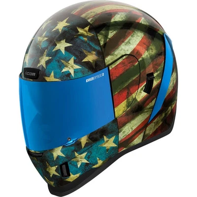 Capacete ICON Airform Old Glory - Imagem 1 de 4