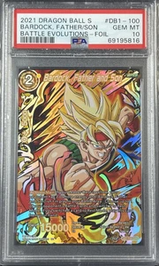 2021 Dragon Ball Super Bardock Father & Son PSA 10 GM Battle Evo Foil #DB1-100 - Picture 1 of 2