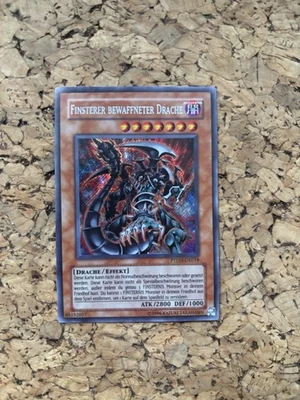 Yugioh FINSTERER BEWAFFNETER DRACHE , ptdn-de019 Secret Rare deutsch   - Bild 1 von 4